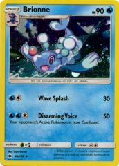 Brionne 40/149 Cosmos Holo Promo - Primarina GX Premium Collection